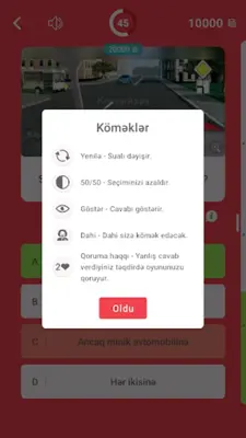 Sürücü Milyonçu 2023 İmtahan android App screenshot 2